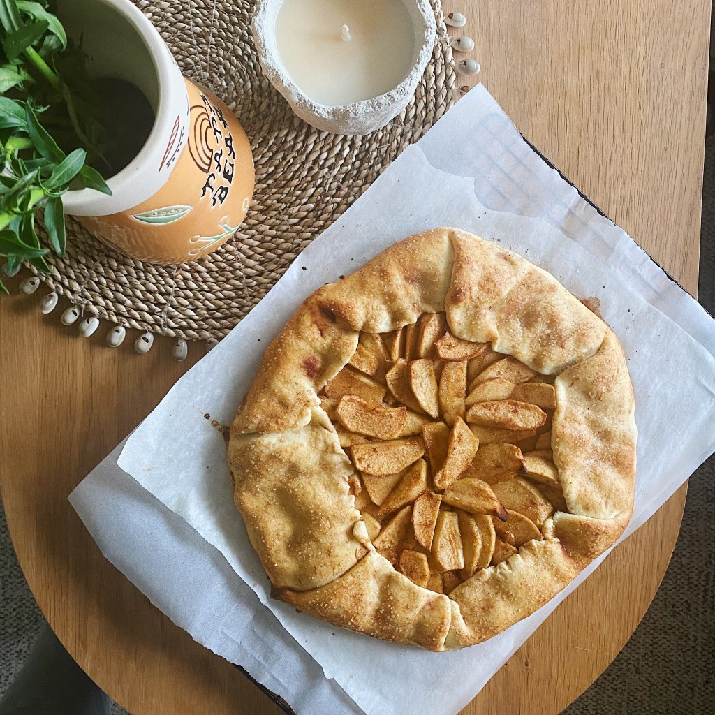 Apple Frangipane Galette