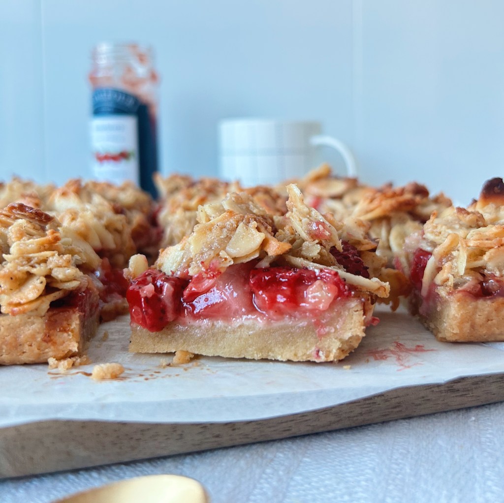 Strawberry Almond Slice