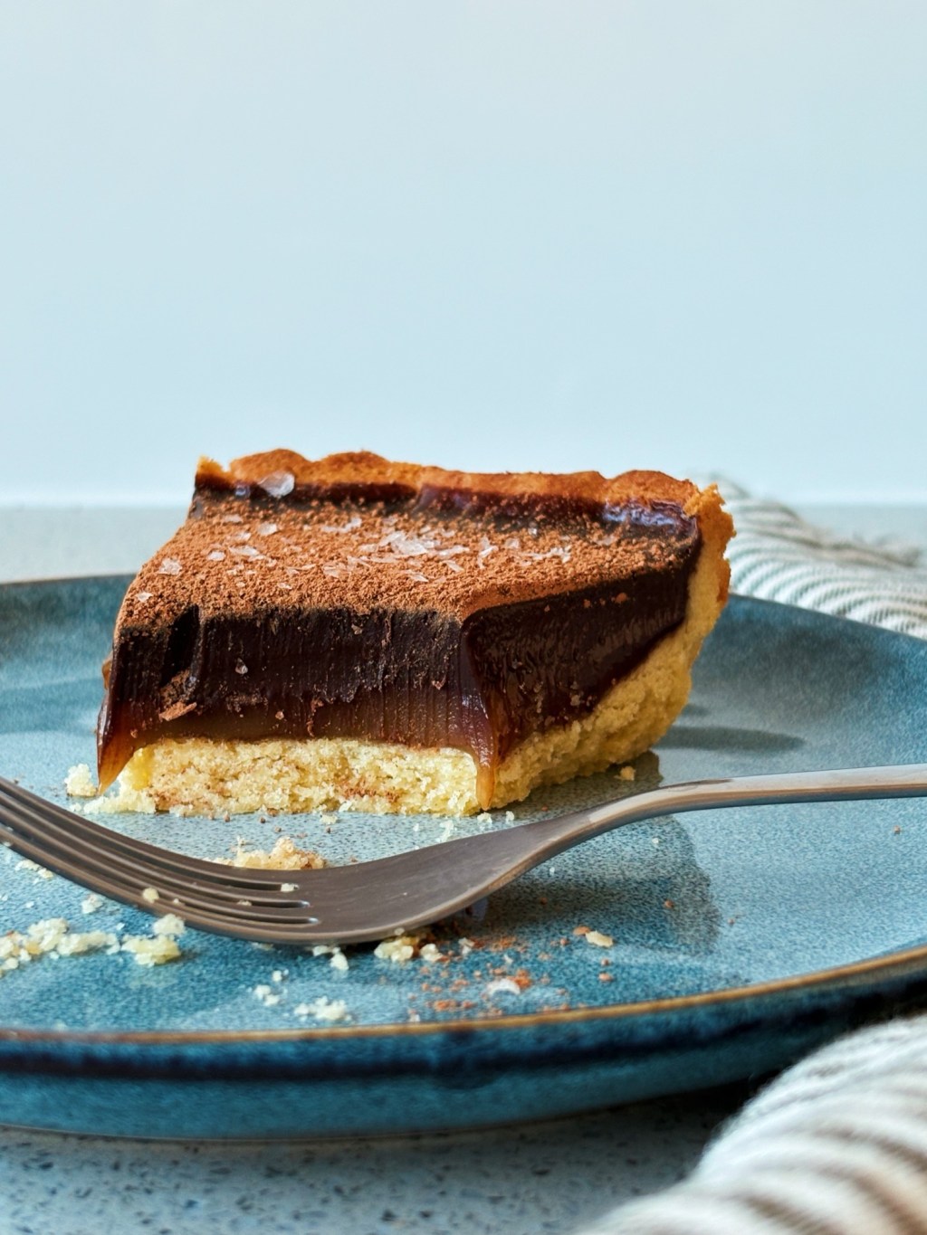 Dark Chocolate and Caramel Tart